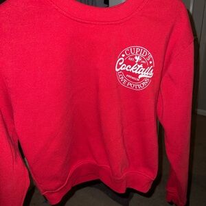 Cupid's Cocktails Red Women's Sweater